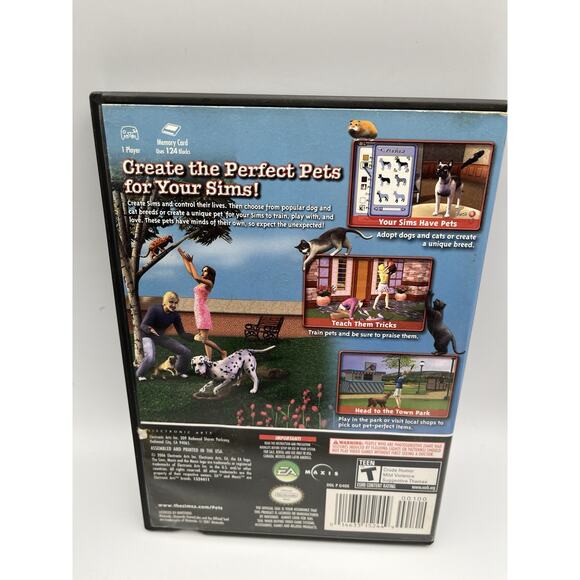 Sims 2: Pets (Nintendo GameCube, 2006) Complete In Box Tested - Picture 2 of 8